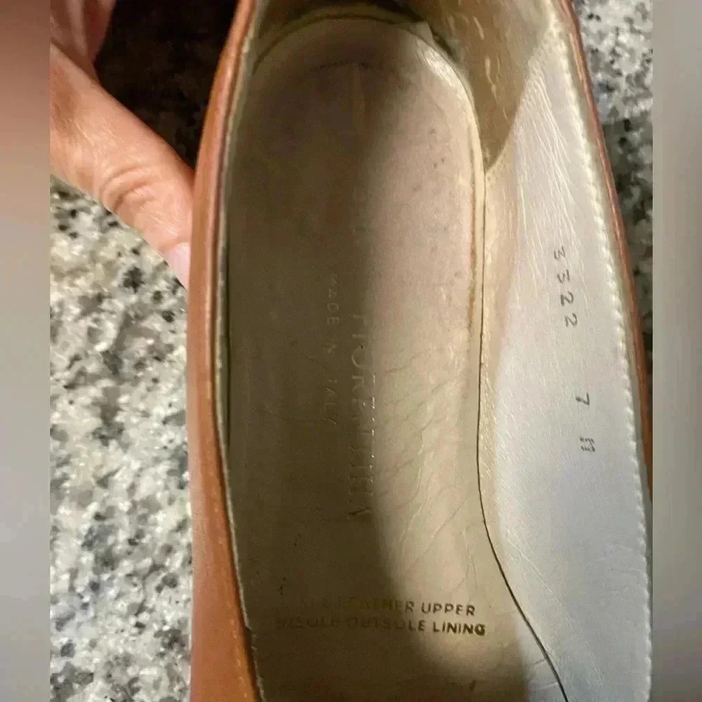 Silvia Fiorentina brown leather Loafers size 7 M vintage - Picture 2 of 10